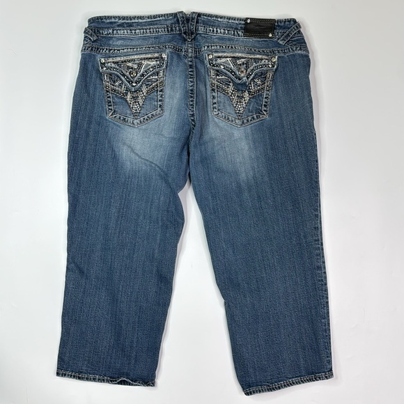 Vigoss The New York Capri Jeans Size 24 Length 21 - Picture 4 of 13